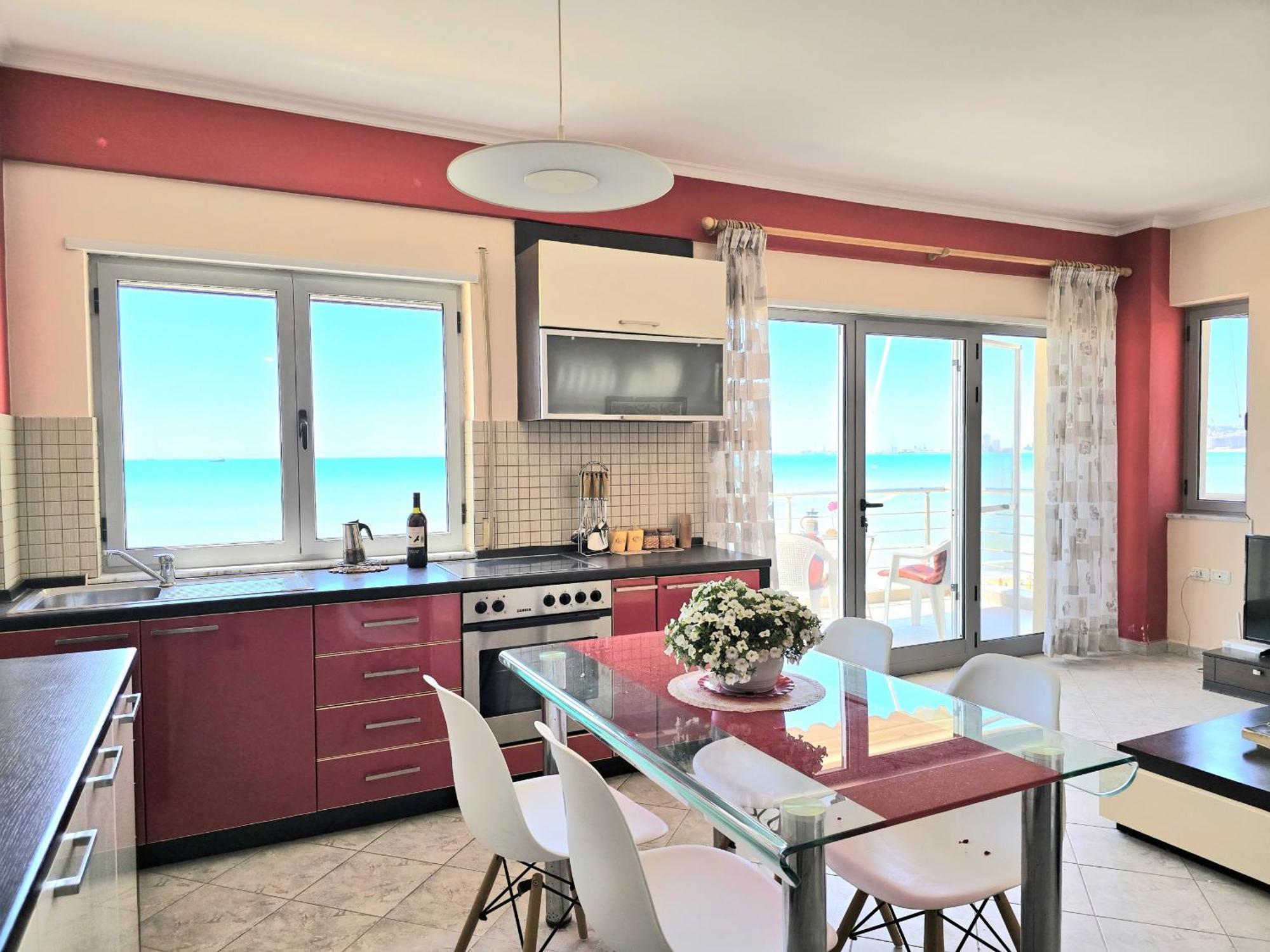 Sea View Apartments In Durrës Esterno foto