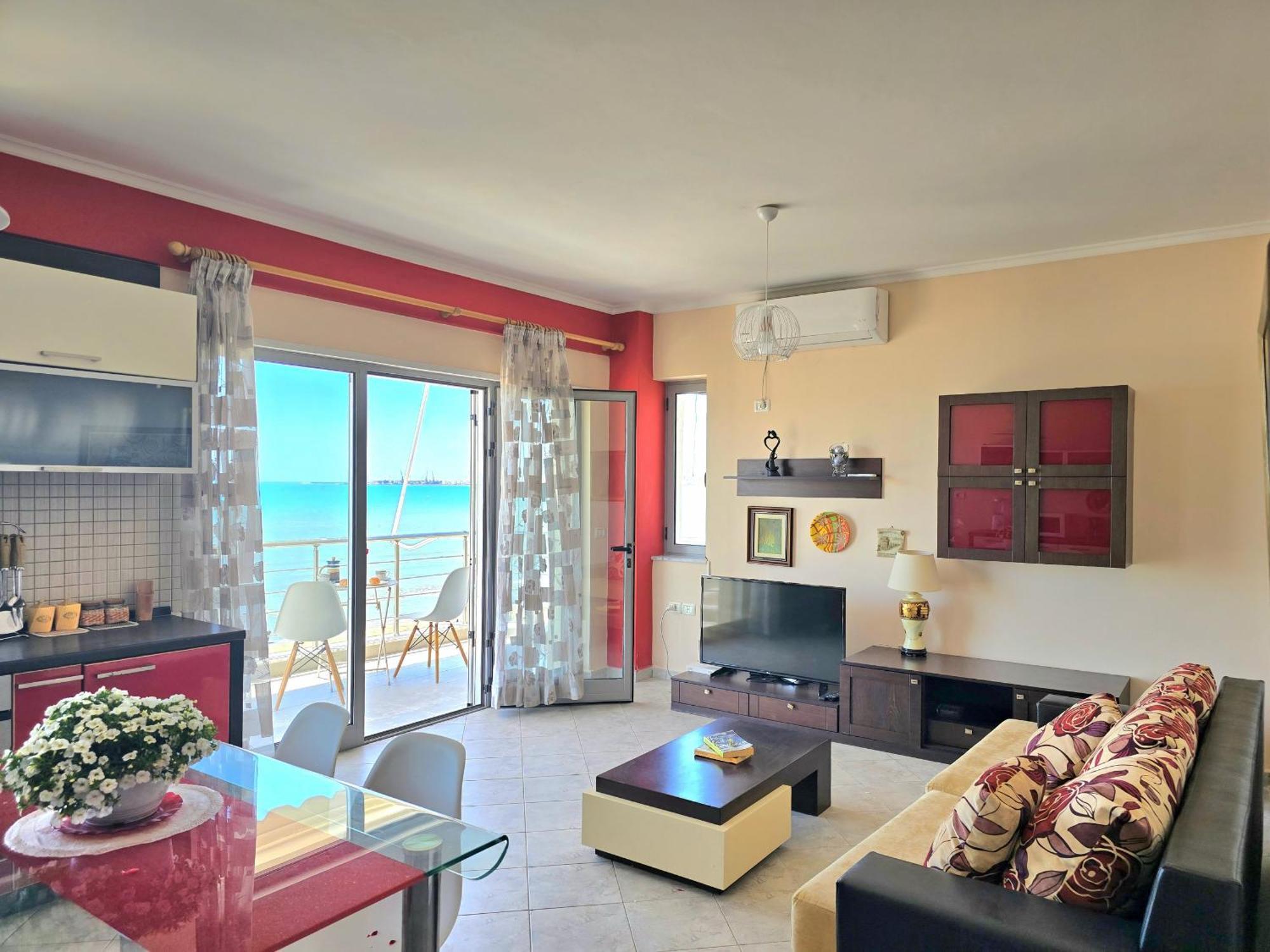 Sea View Apartments In Durrës Esterno foto