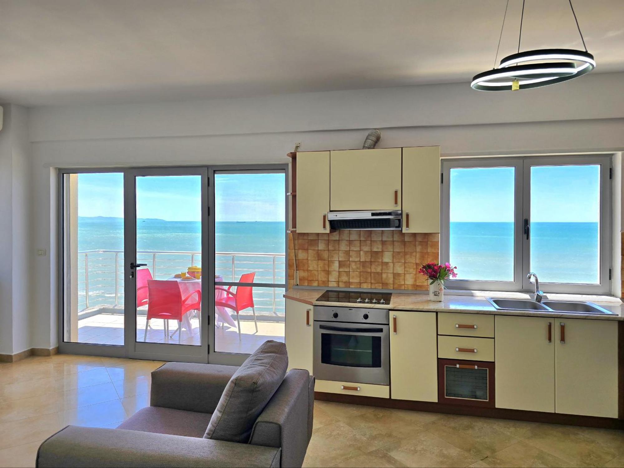 Sea View Apartments In Durrës Esterno foto