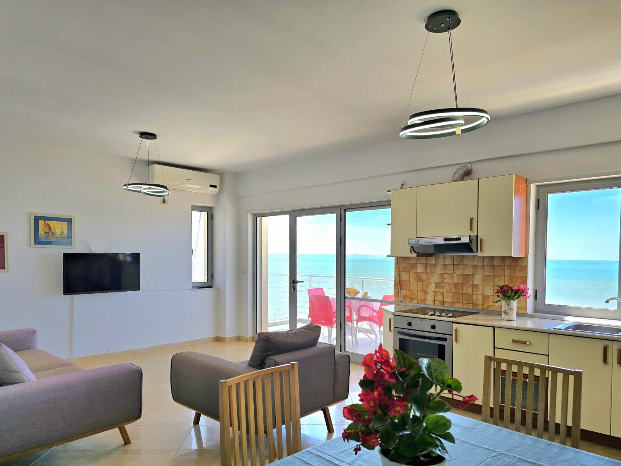 Sea View Apartments In Durrës Esterno foto